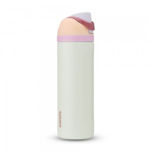 FreeSip Owala FreeSip Material Stainless Steel Size 24 oz Water Bottle Blancos | 7048-RPQVH