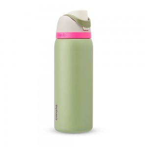 FreeSip Owala FreeSip Material Stainless Steel Size 32 oz Water Bottle Verde Oliva | 1053-TNXBY