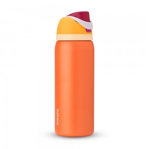 FreeSip Owala FreeSip Material Stainless Steel Size 32 oz Water Bottle Naranjas | 2418-TJCHN