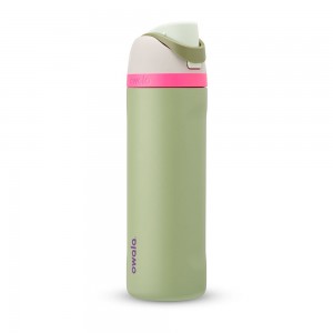 FreeSip Owala FreeSip Material Stainless Steel Size 24 oz Water Bottle Verde Oliva | 2519-PSZHE