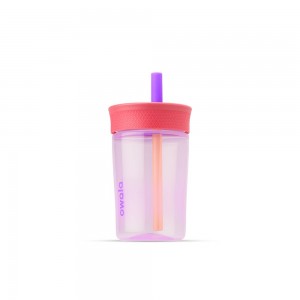Kids Products Owala Tumbler Material Plastic Size 15oz Morados | 2509-QVBNY