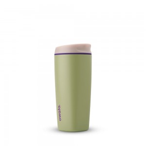 SmoothSip Owala SmoothSip Style Stainless Steel Size 20 oz Coffee Tumbler Verdes | 4783-AUOLD