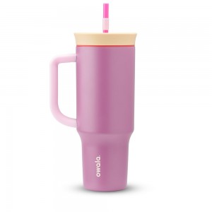 Tumbler Owala 40oz Tumbler - Material Stainless Steel Smell the Roses | 1406-KSZPJ