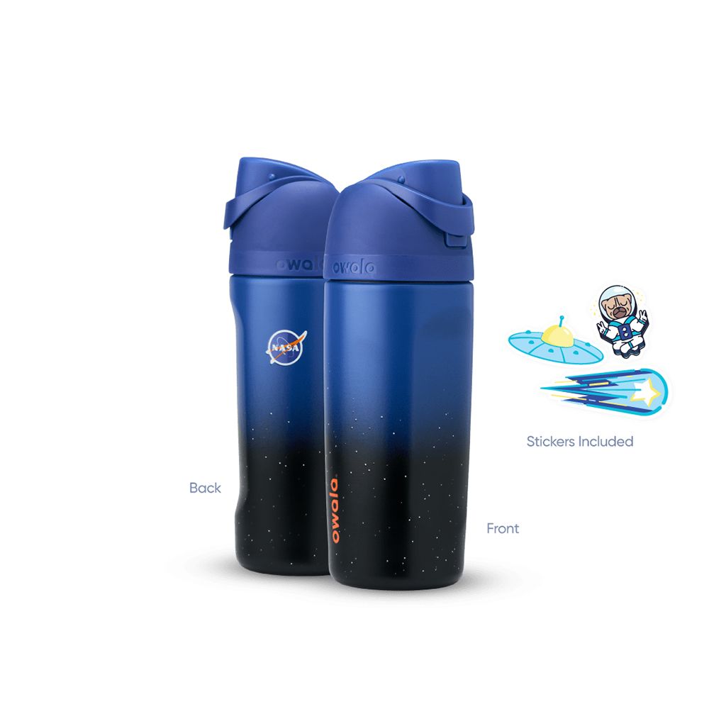 Cosmic Collection Owala Cosmic Collection FreeSip - Stainless Steel - Ages 3+ Material Stainless Steel Size 16oz Space Explorer | 6910-DQIHG