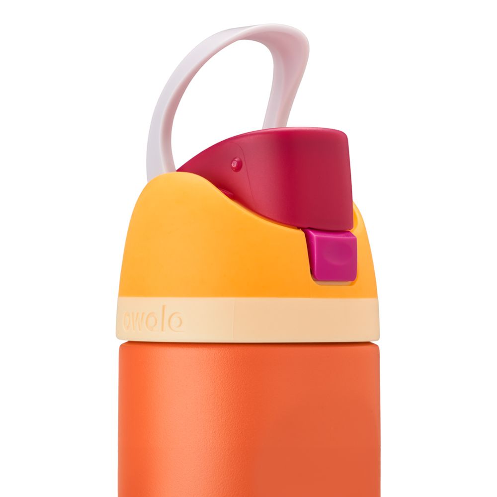FreeSip Owala FreeSip Material Stainless Steel Size 24 oz Water Bottle Naranjas | 5823-ITPYW