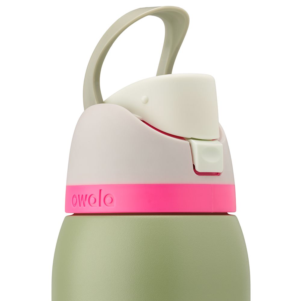 FreeSip Owala FreeSip Material Stainless Steel Size 40 oz Water Bottle Verde Oliva | 6435-KAOQH