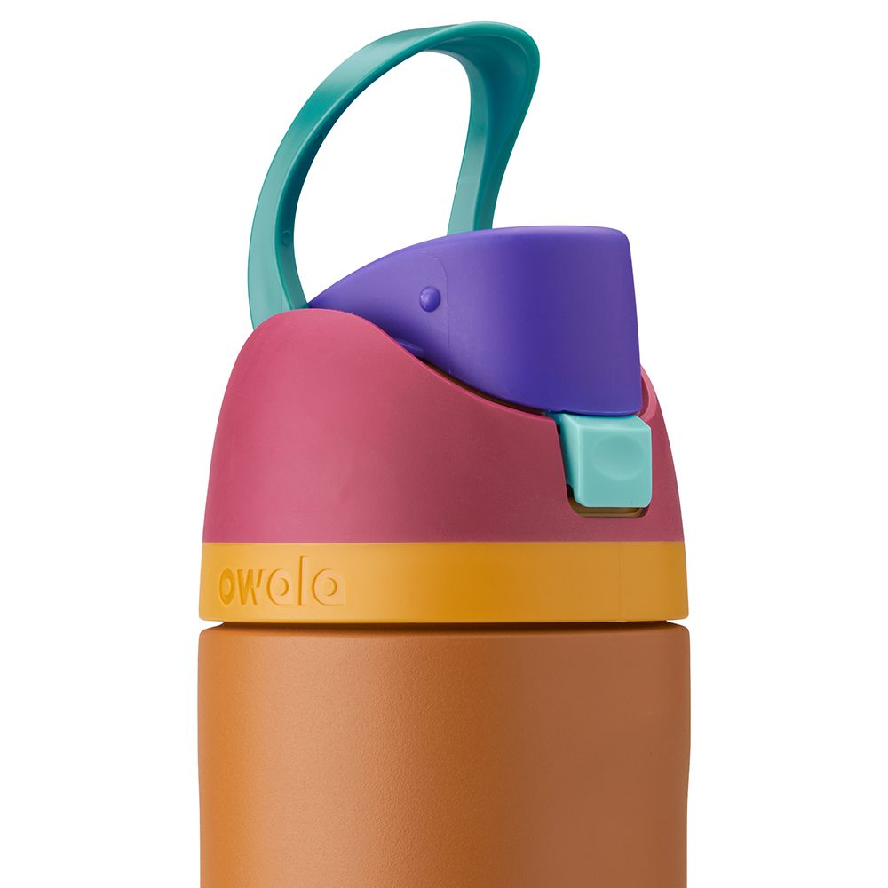 FreeSip Owala FreeSip Material Stainless Steel Size 24 oz Water Bottle Gemstone Chic | 6912-NUWLD