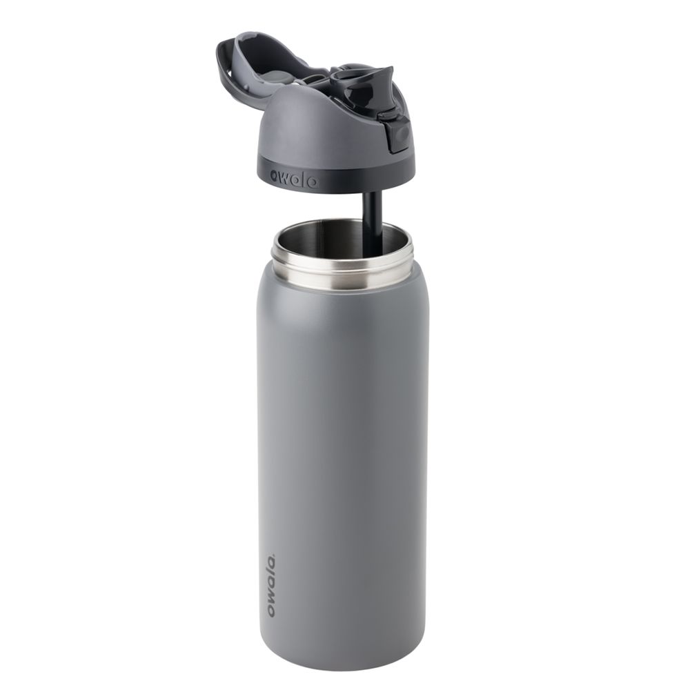 FreeSip Owala FreeSip Material Stainless Steel Size 32 oz Water Bottle Grayt | 7821-OIEUT