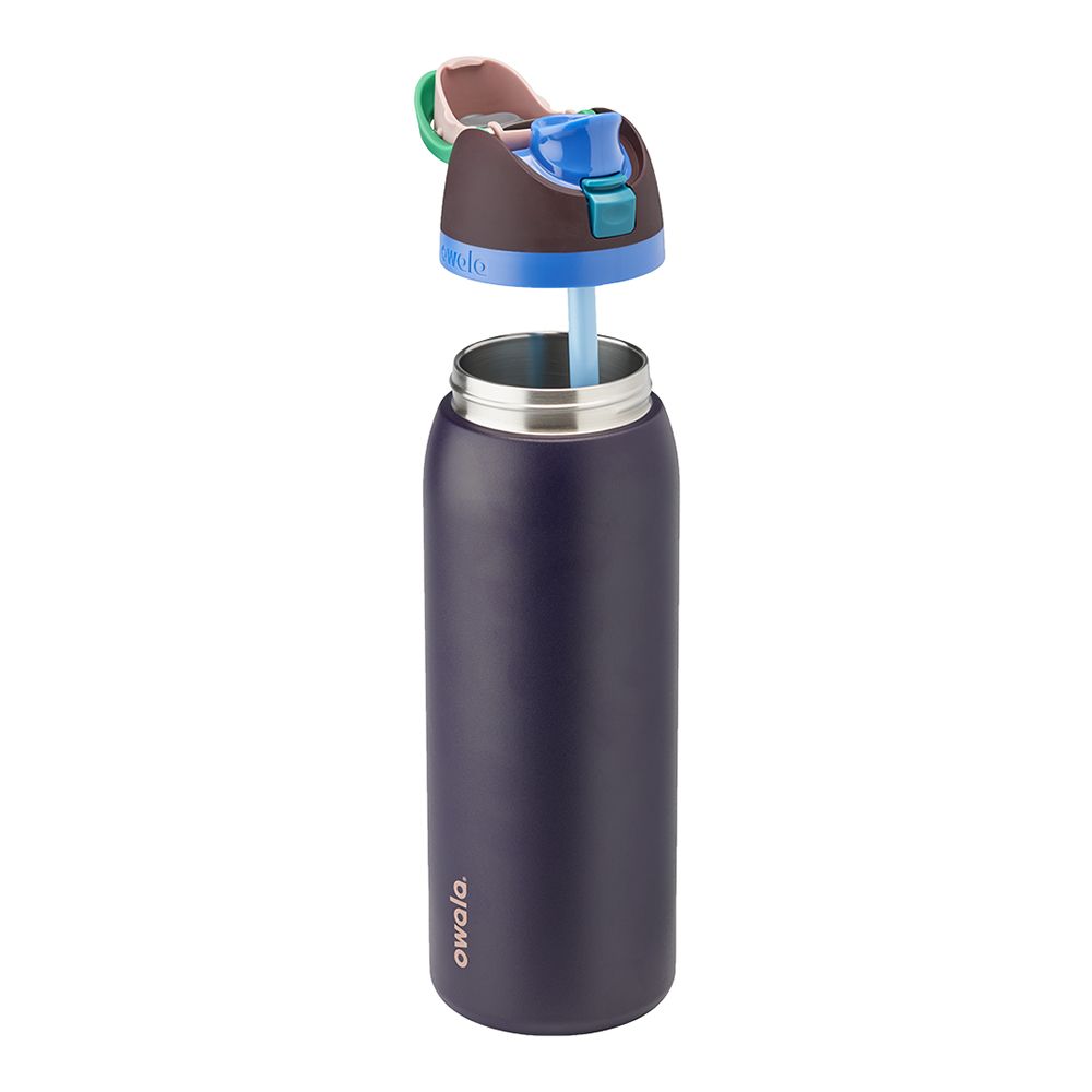 FreeSip Owala FreeSip Material Stainless Steel Size 40 oz Water Bottle Night Safari | 8123-DSEUY