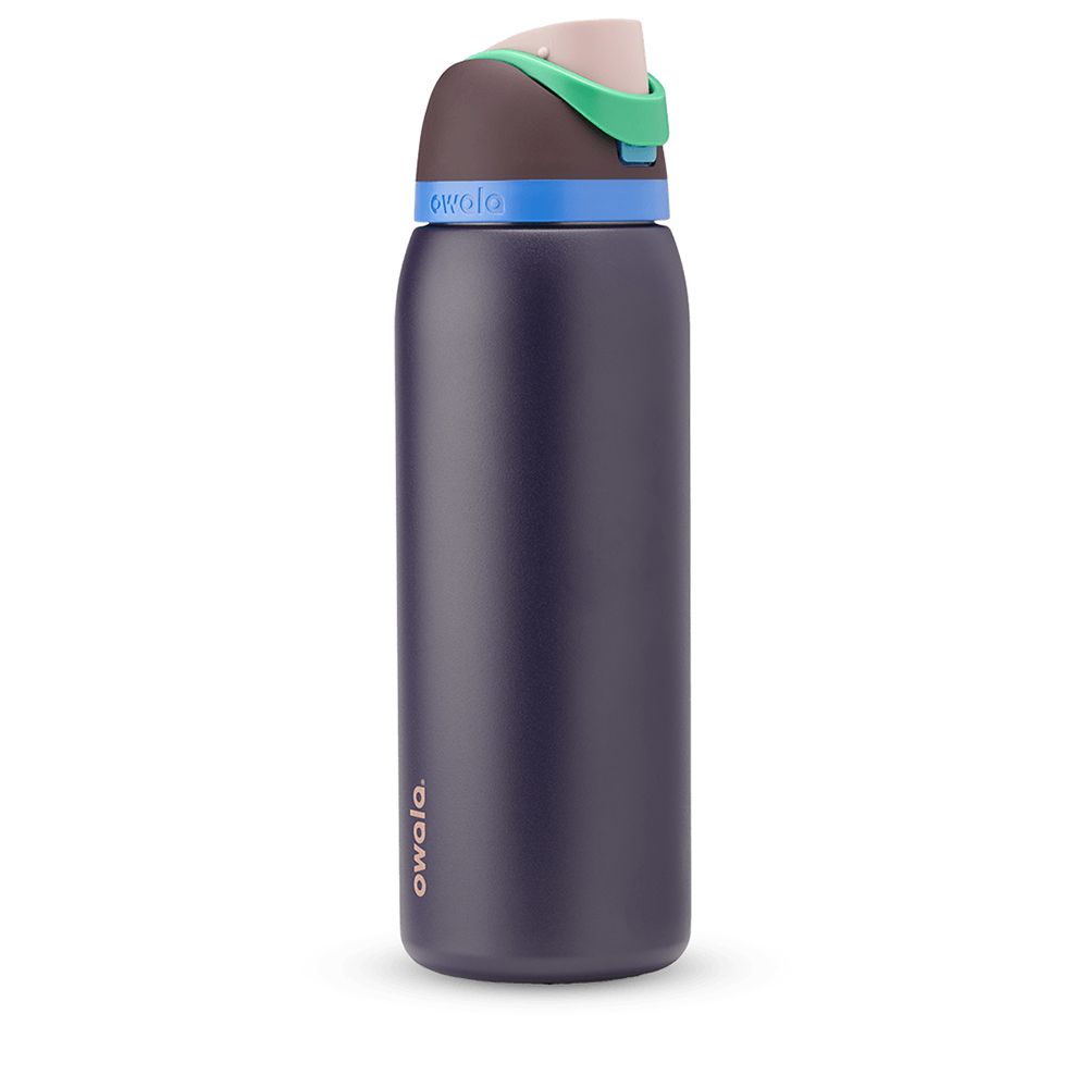 FreeSip Owala FreeSip Material Stainless Steel Size 40 oz Water Bottle Night Safari | 8123-DSEUY
