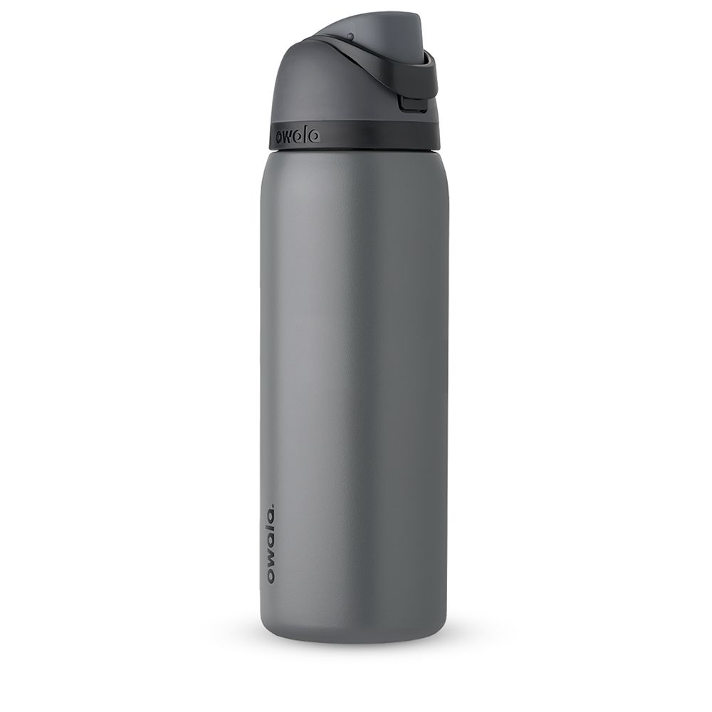 FreeSip Owala FreeSip Material Stainless Steel Size 40 oz Water Bottle Grayt | 8706-BVMSK