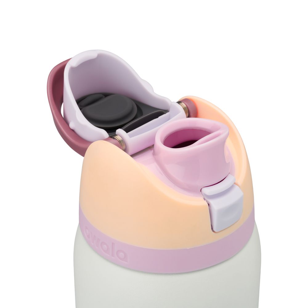 FreeSip Owala FreeSip Material Stainless Steel Size 40 oz Water Bottle Blancos | 8794-HMXIA