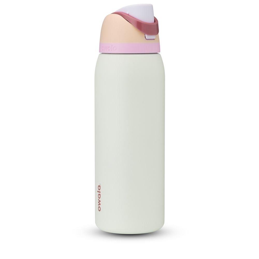 FreeSip Owala FreeSip Material Stainless Steel Size 40 oz Water Bottle Blancos | 8794-HMXIA