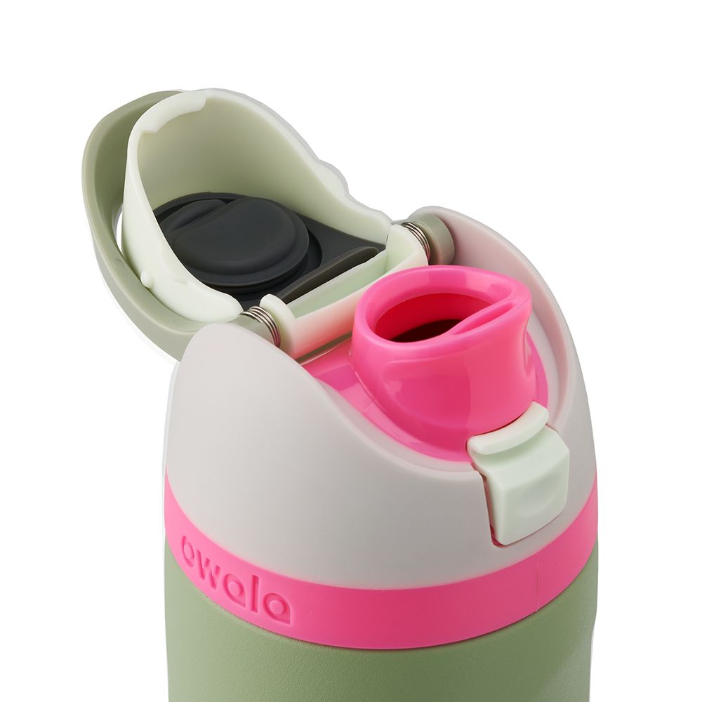 FreeSip Owala FreeSip Material Stainless Steel Size 24 oz Water Bottle Verde Oliva | 2519-PSZHE
