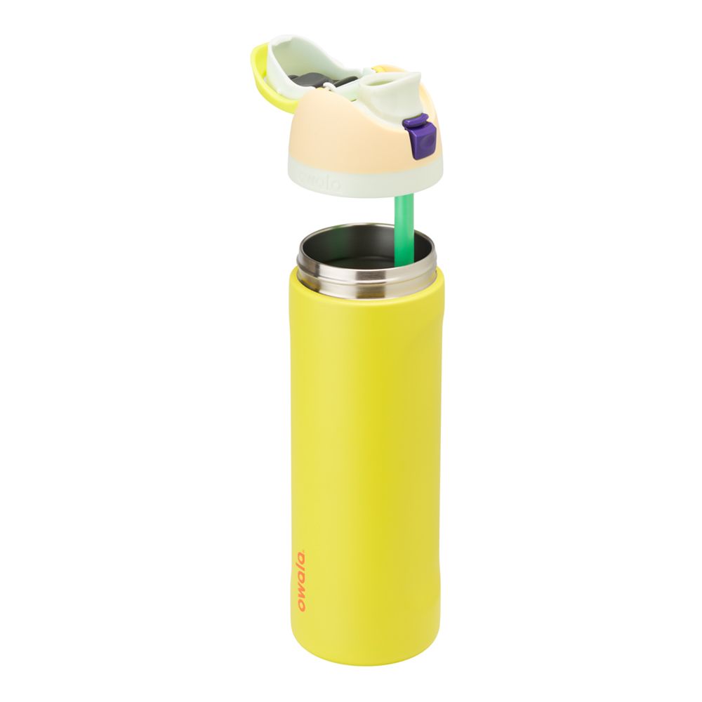 FreeSip Owala FreeSip Material Stainless Steel Size 24 oz Water Bottle Azules | 4031-MFBRC