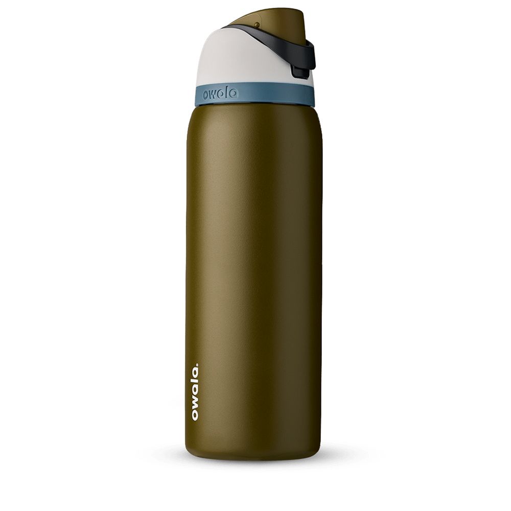 FreeSip Owala FreeSip Material Stainless Steel Size 40 oz Water Bottle Forresty | 4237-XGMQJ