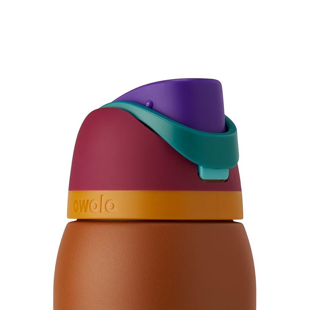 FreeSip Owala FreeSip Material Stainless Steel Size 32 oz Water Bottle Gemstone Chic | 4798-RDQEA
