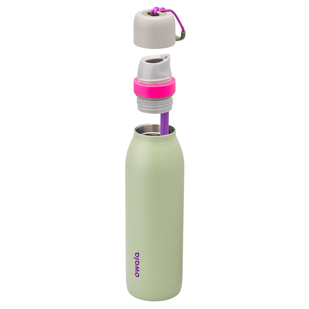 FreeSip Twist Owala FreeSip Twist 18 oz Water Bottle Verde Oliva | 3872-DMXCF