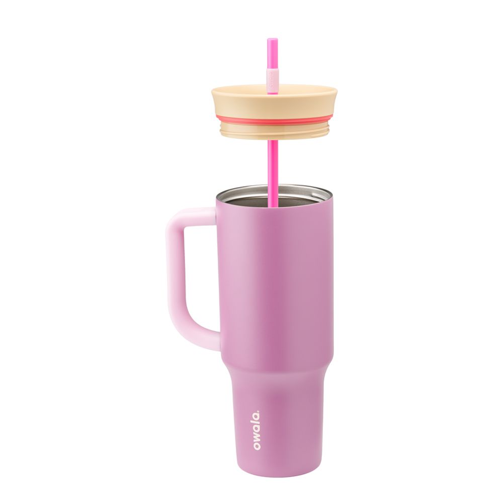 Tumbler Owala 40oz Tumbler - Material Stainless Steel Smell the Roses | 1406-KSZPJ
