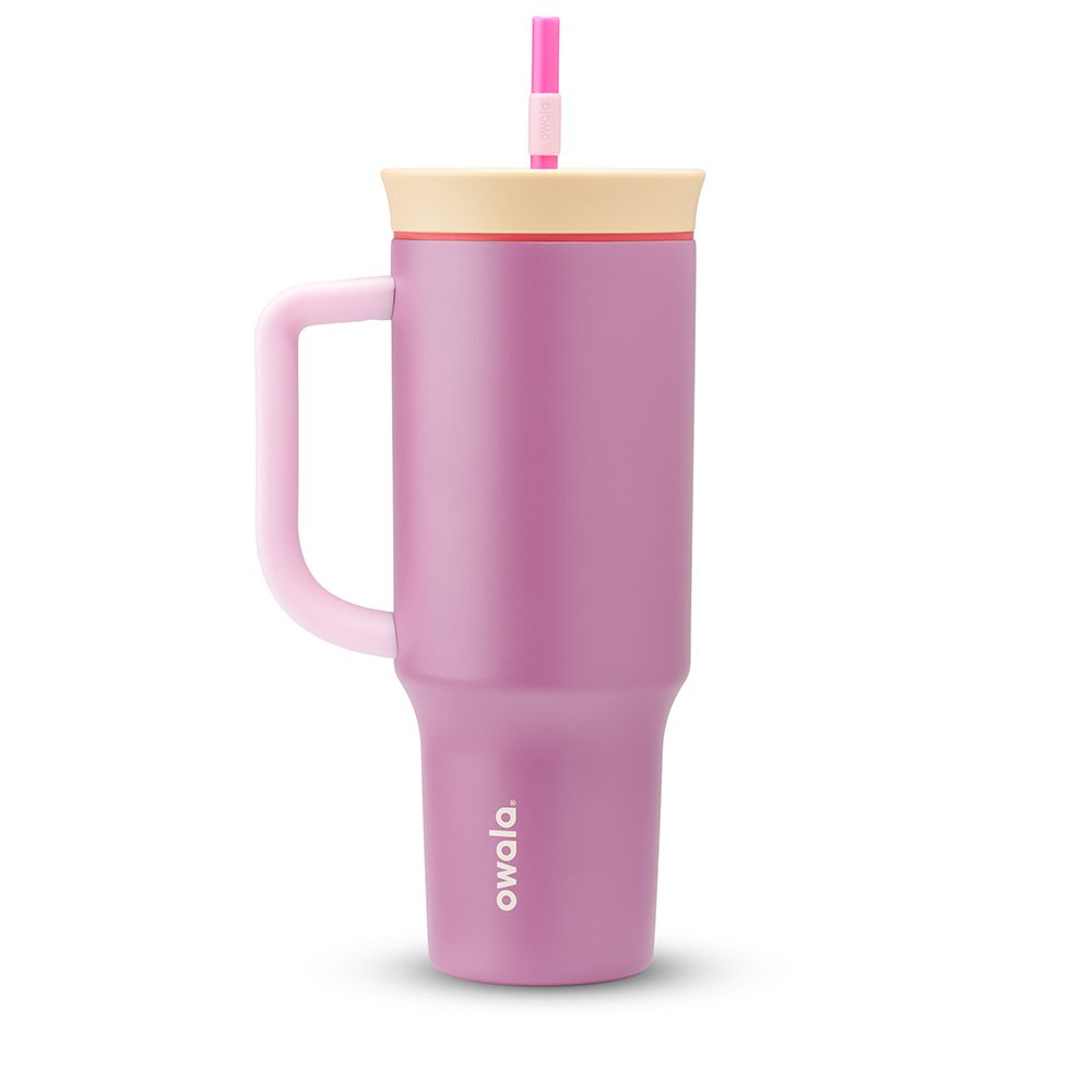 Tumbler Owala 40oz Tumbler - Material Stainless Steel Smell the Roses | 1406-KSZPJ